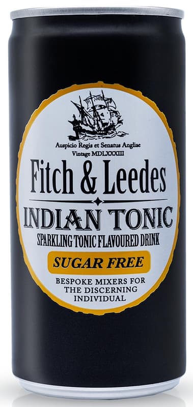 Fitch & Leedes Cukormentes Indian Tonic