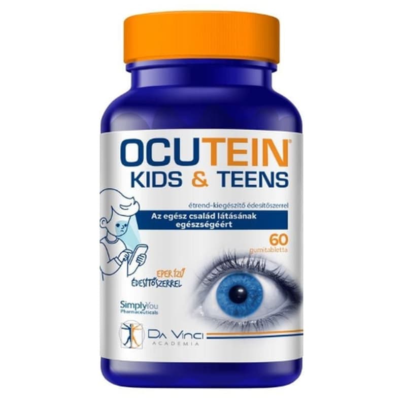 Ocutein Kids/Teens gumitabletta eper 60 db