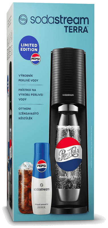 Sodastream SM TERRA Black Pepsi Megapack