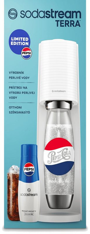 Sodastream SM TERRA White Pepsi Megapack