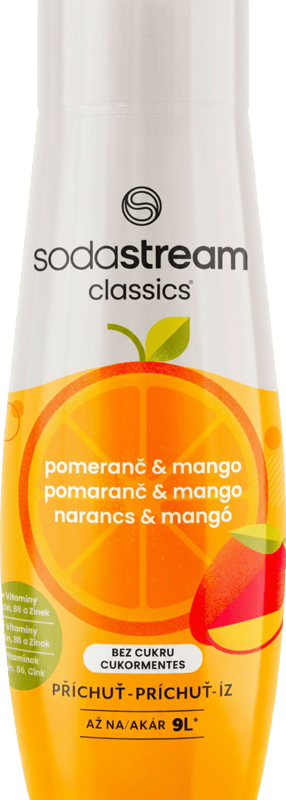 Sodastream SY Narancs & Mango Zero italkoncentrátum 440ml