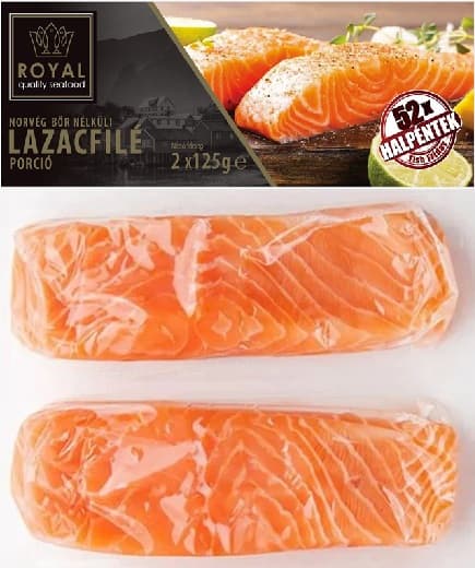 Royal Salmon portion