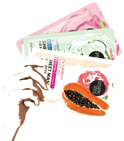 Organic Shop Collagen Boost Sheet Mask. Grape & Plant collagen, 1 pc