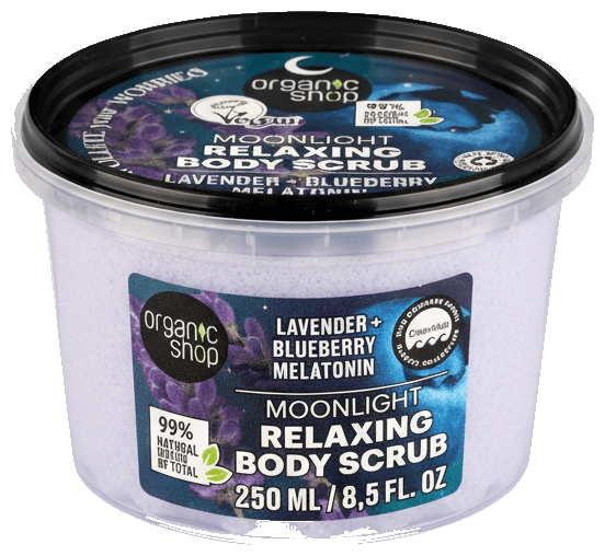 Organic Shop Sleeping Moonlight Body Scrub Exfoliate Your Worries, 250 ml
