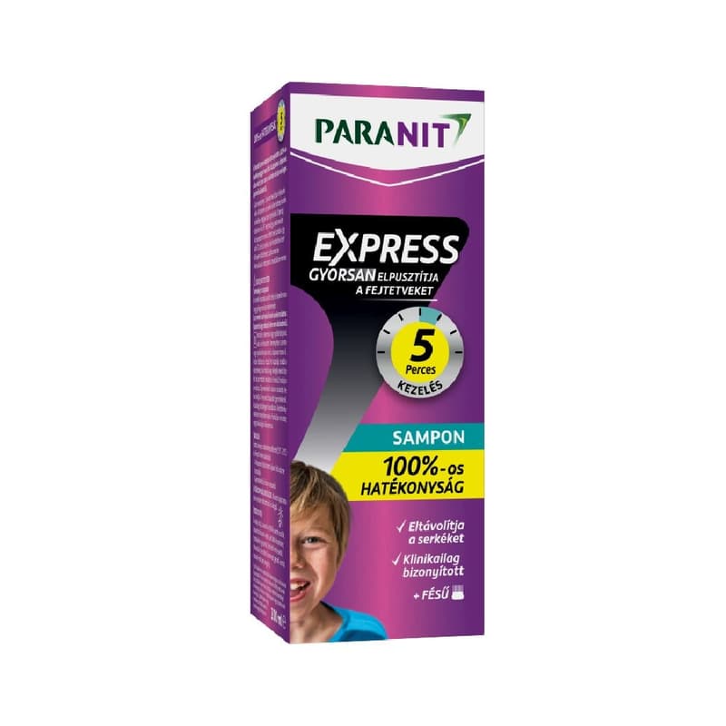 Paranit Express sampon + fésű 200ml