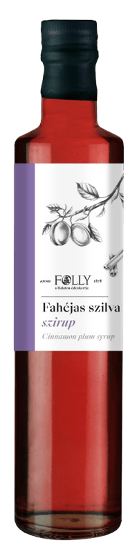 Folly Fahéjas Szilva Szirup