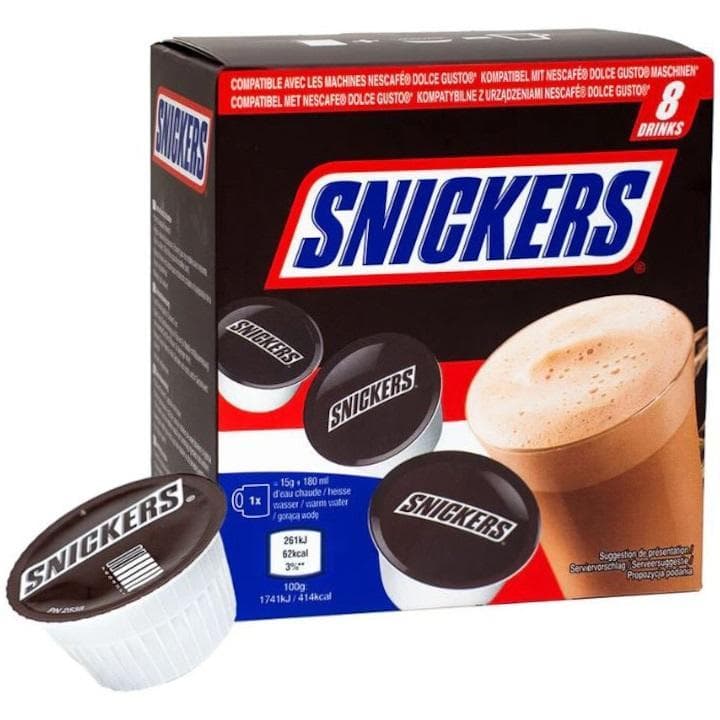 Snickers Dolce Gusto compatible  hot chocolate 120g