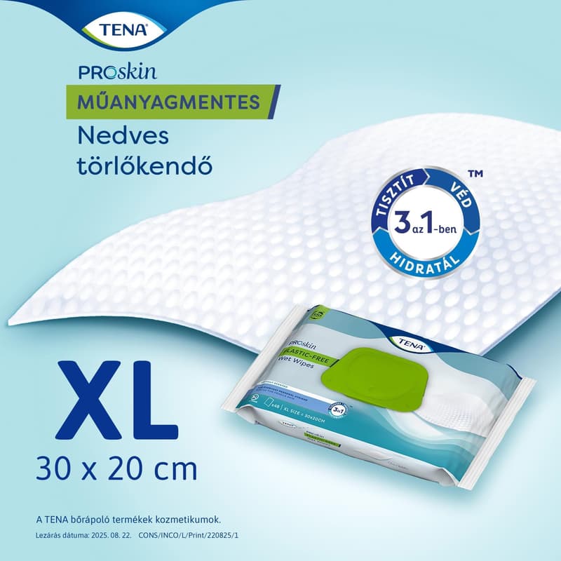 Tena Plastic-Free Wet Wipes