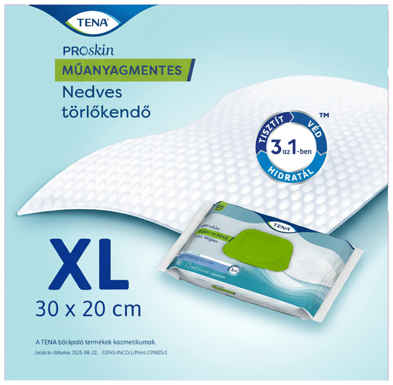 Tena Plastic-Free Wet Wipes