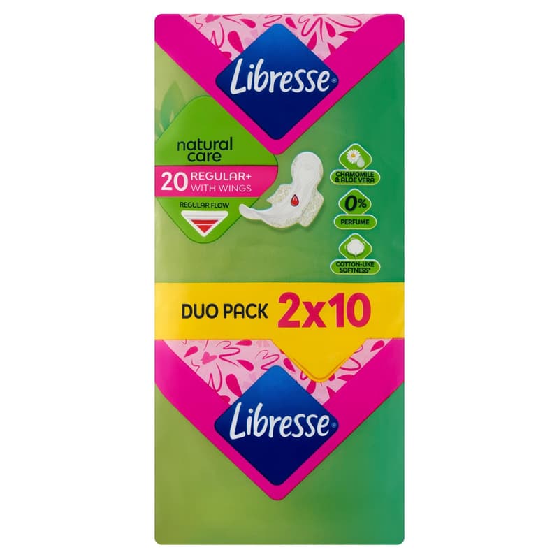Libresse Natural Care Ultra Normal sanitary pads Economy pack