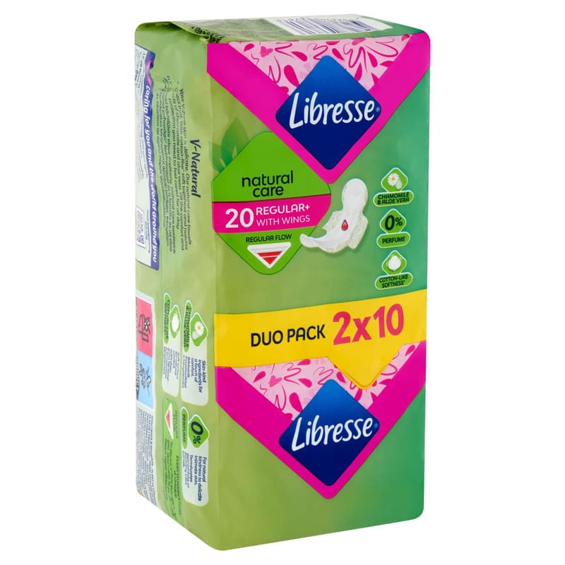 Libresse Natural Care Ultra Normal sanitary pads Economy pack