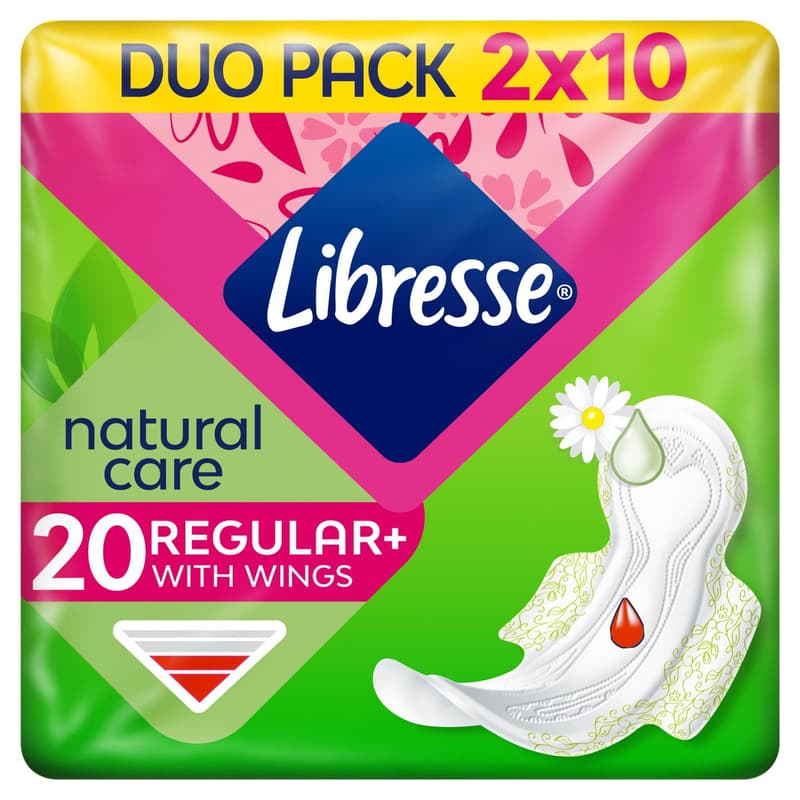 Libresse Natural Care Ultra Normal sanitary pads Economy pack