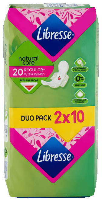 Libresse Natural Care Ultra Normal sanitary pads Economy pack