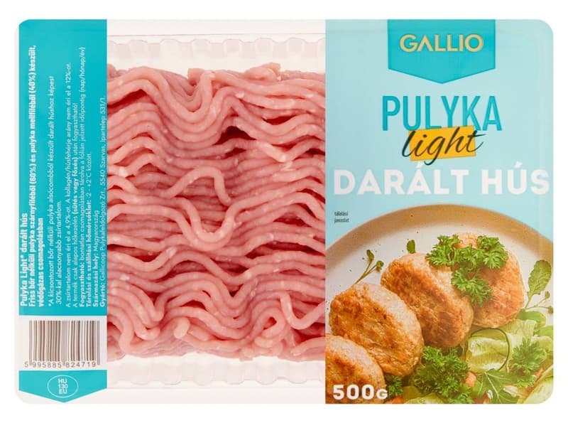 Gallio turkey minced meat light 500gr