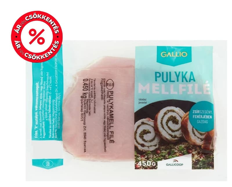 Gallio turkey breast 450gr