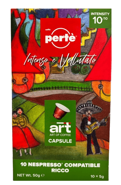 Caffé Perté Art Of Coffee Capsule Coffee Ricco 10pcs/box