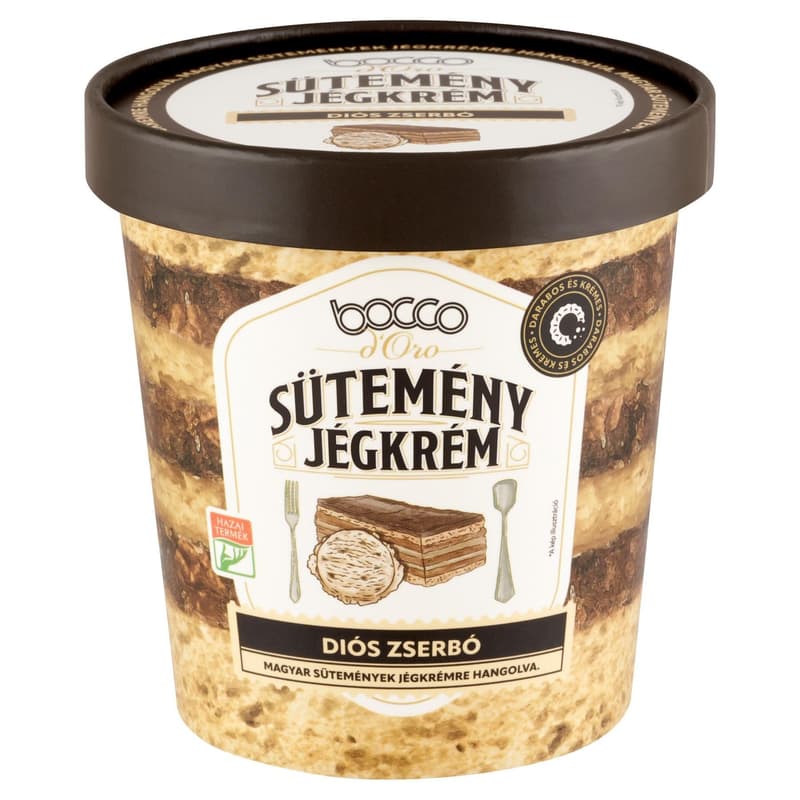 Diós zserbó ice cream