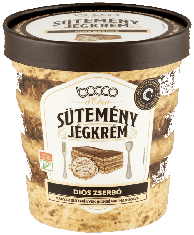 Diós zserbó ice cream