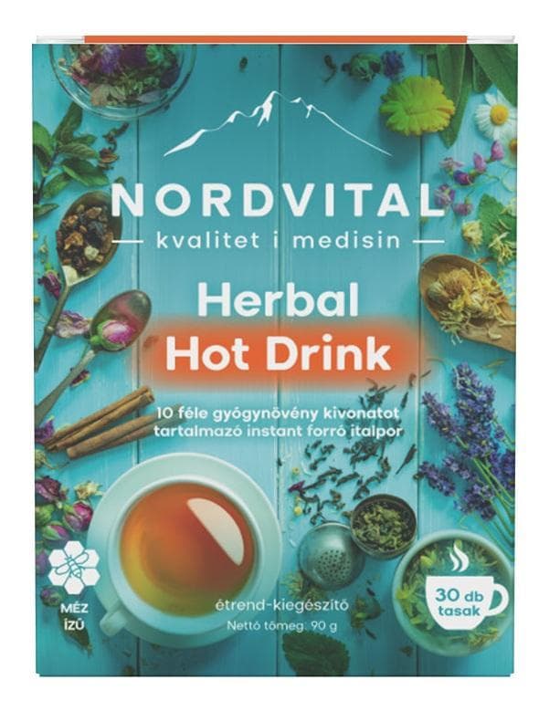 Nordvital Herbal Hot Drink powder 30 sachets