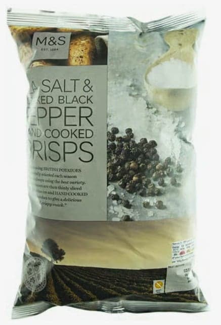 M&S Food HC Salt & Pepper Crisps