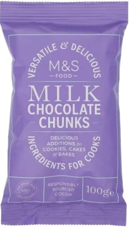 M&S Food Milk Chocolate Chunks