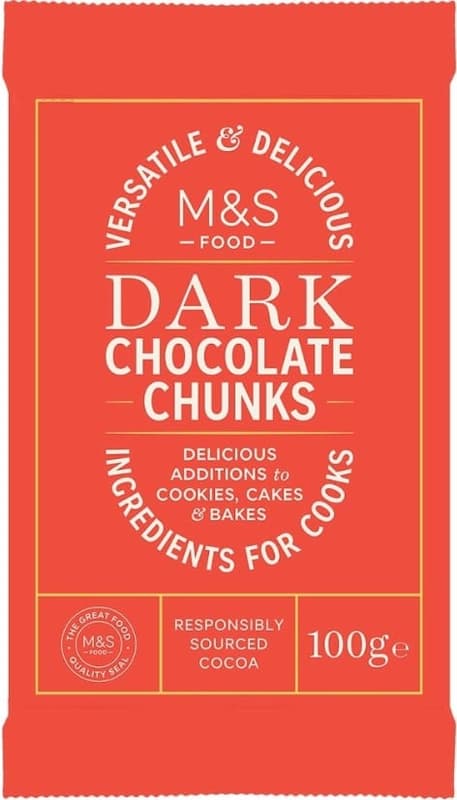 M&S Food Dark Chocolate Chunks