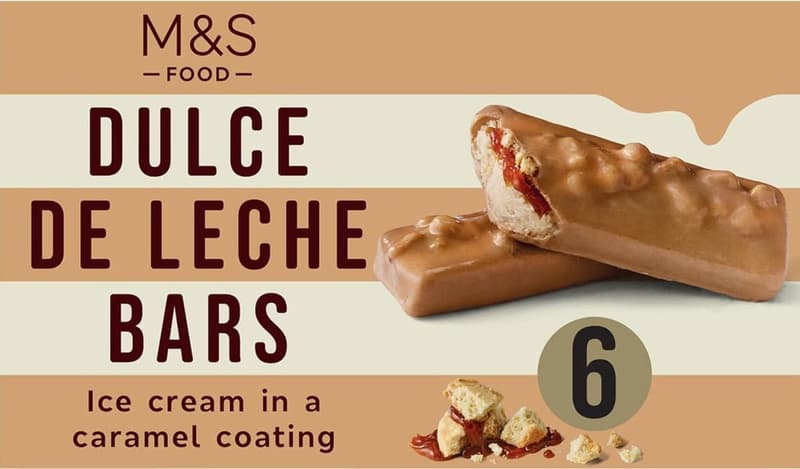 Marks & Spencer Karamell ízű jégkrémrudak