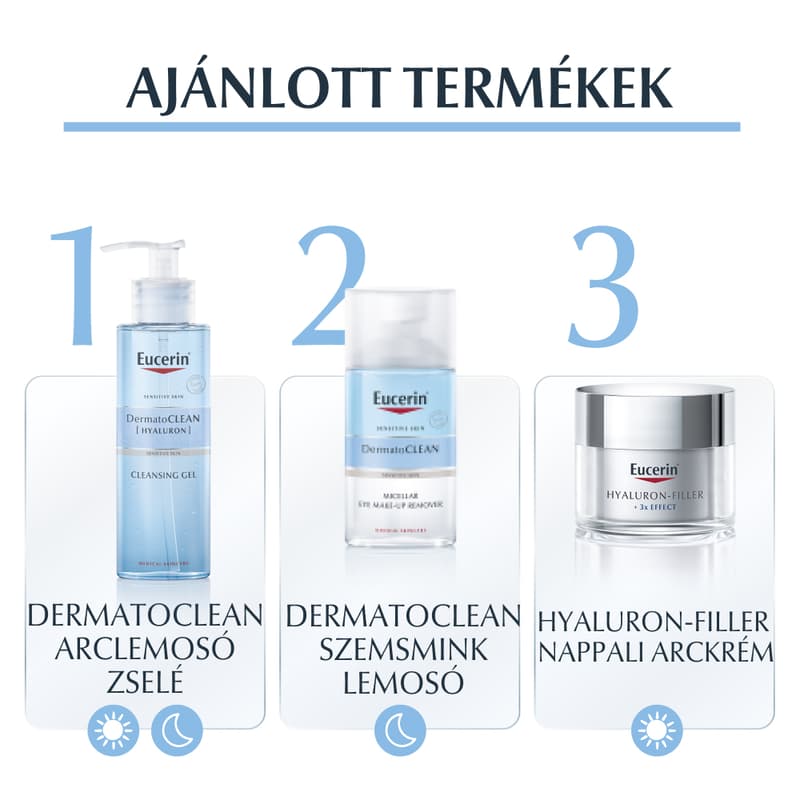 Eucerin DermatoCLEAN szemfestéklemosó 125ml