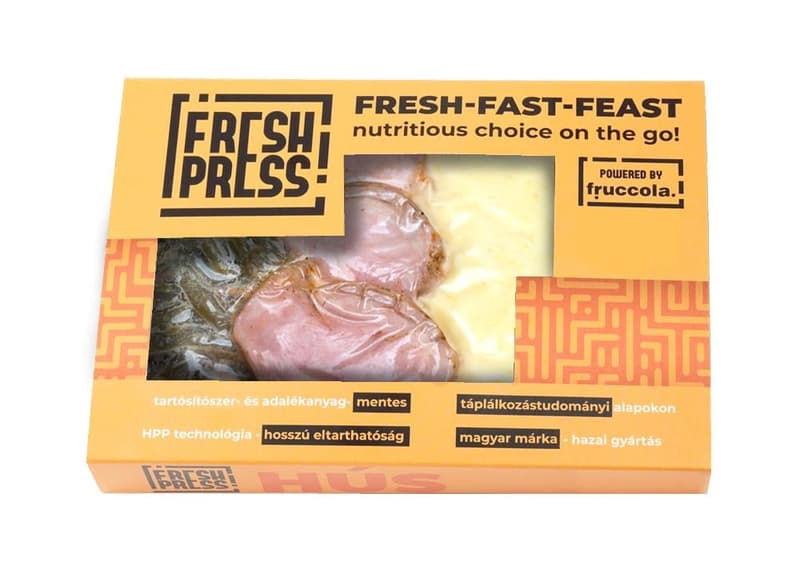 HPP-treated – Sous-vide Pork Tenderloin, Mashed Potatoes, Green Beans with Bacon, 350 g