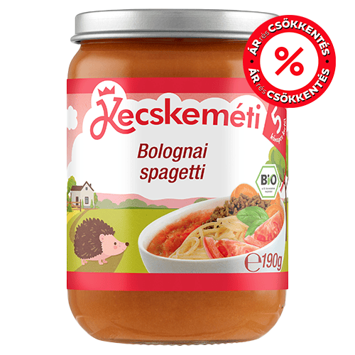 Kecskemét Organic Spaghetti Bolognaise, from 5 months of age