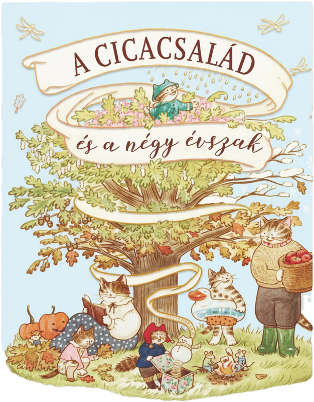 A cicacsalád és a négy évszak