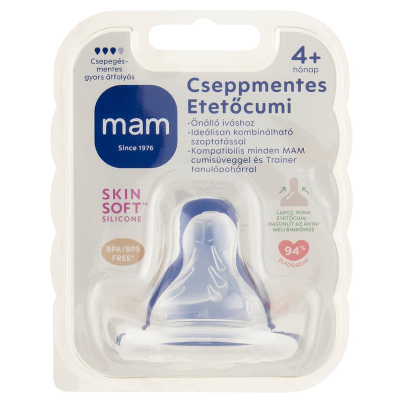 Mam pacifier 4+ months (3) no dripping