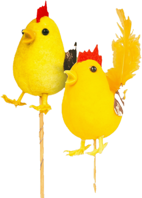 @home - easter Easter decoration – rooster – 2 types – stick-in – 24 cm