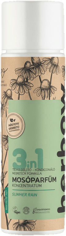 Herbow 3in1 Fabric Softener and Conditioner Laundry Perfume Concentrate Summer Rain 200 ml