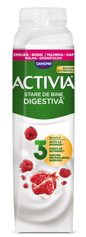 Danone Activia Drink Raspberry and Pomegarnate