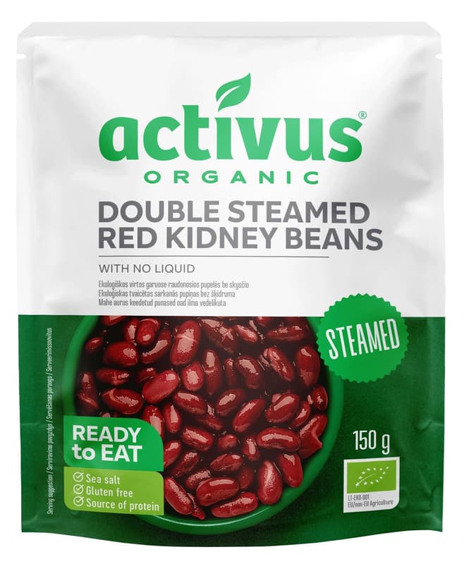 Activus Organic Steamed Red Kidney Beans
