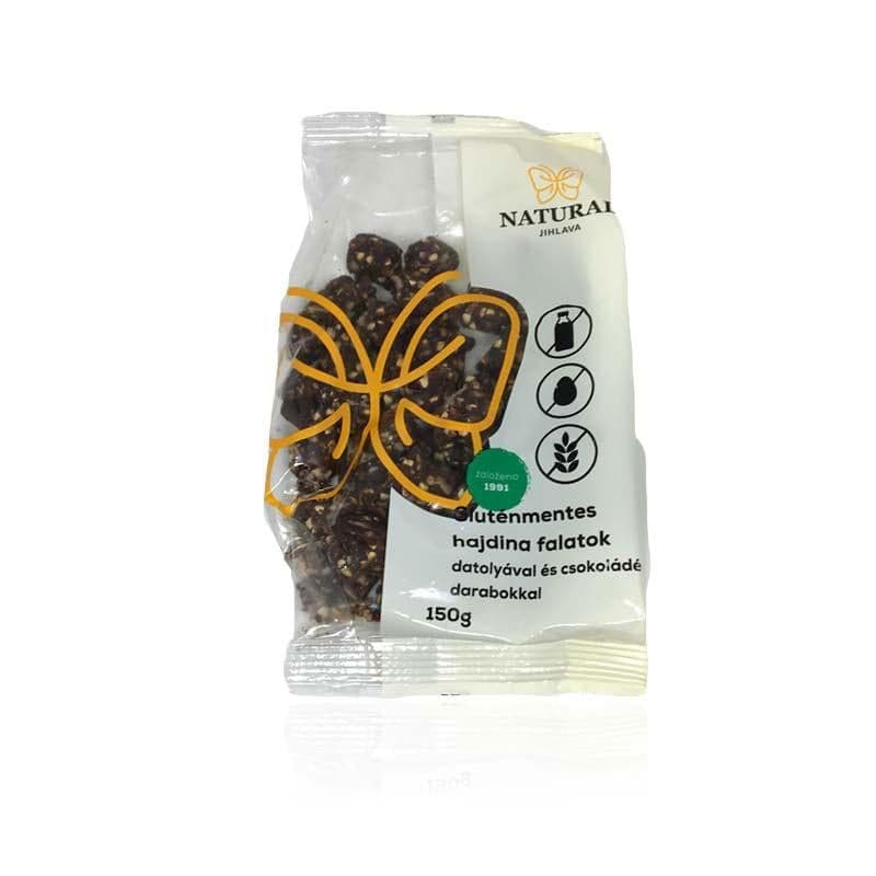 Natural Gluten-Free Buckwheat Bites with Chocolate and Dates