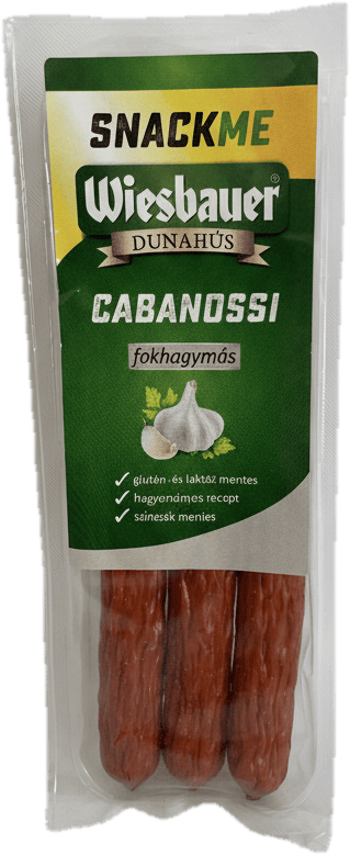 Cabanossi with garlich