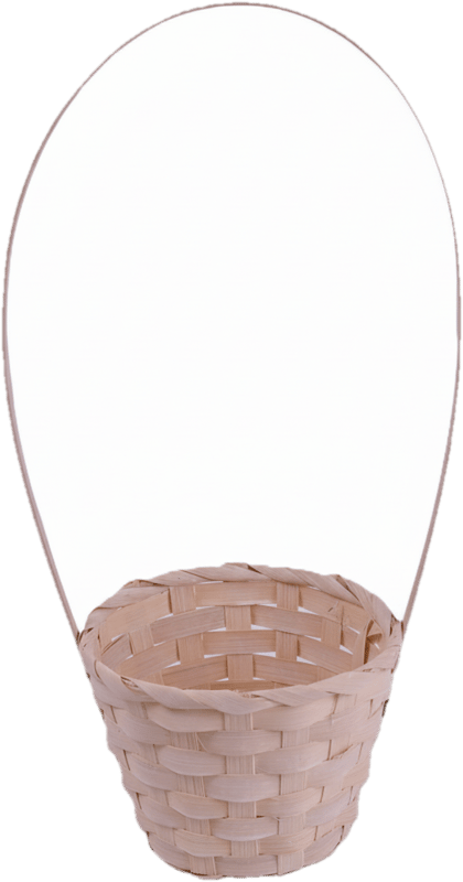 Bamboo basket with handle 13/34