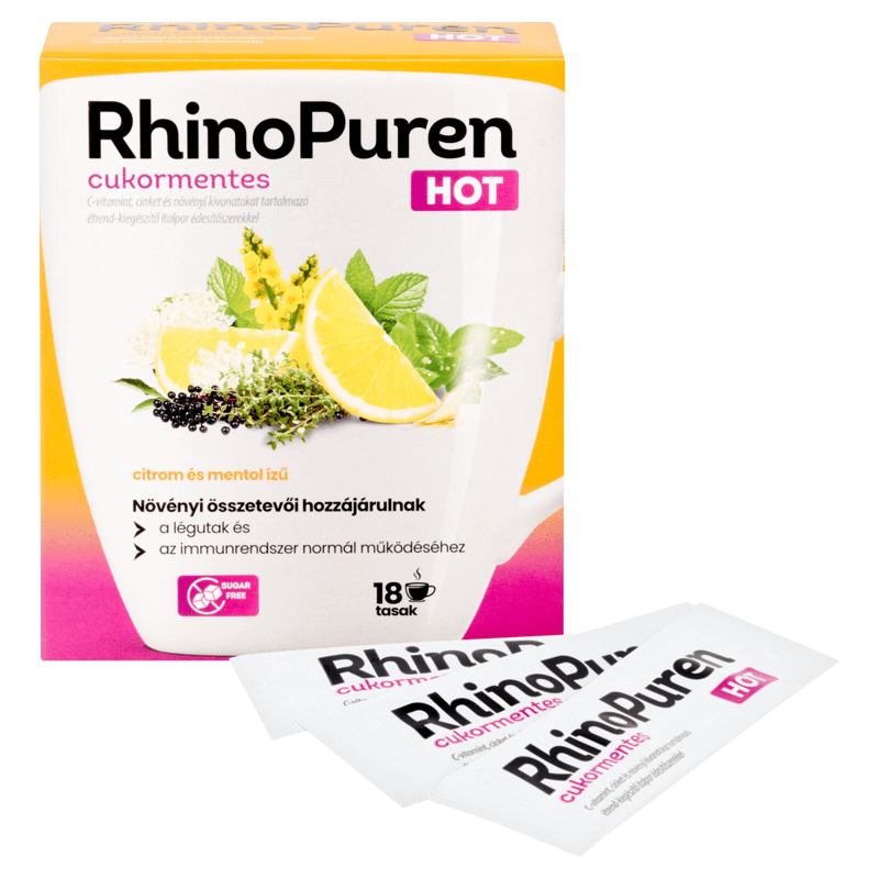 RhinoPuren HOT cukormentes italpor 18 db