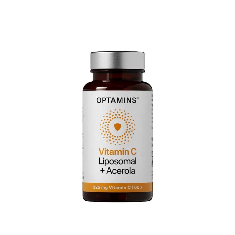 OPTAMINS Vitamin C Liposomal + Acerola étrend-kiegészítő kapszula C-vitaminnal és acerola gyümölcskivonattal 60 db