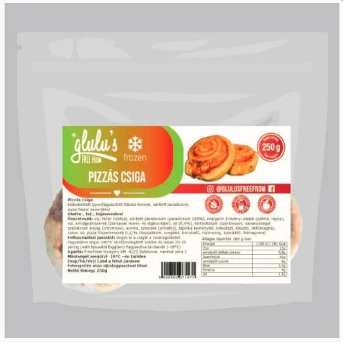 Glulu's Free From Quick-frozen  Pizza Snail