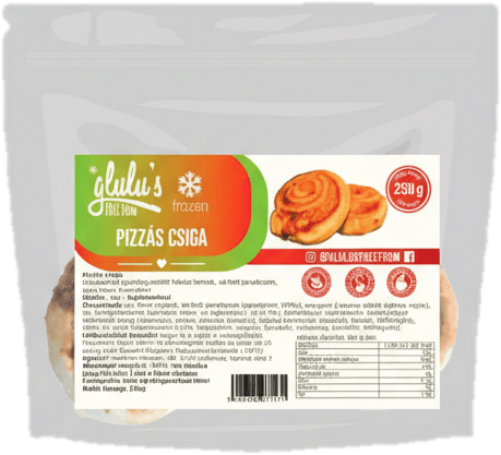 Glulu's Free From Quick-frozen  Pizza Snail