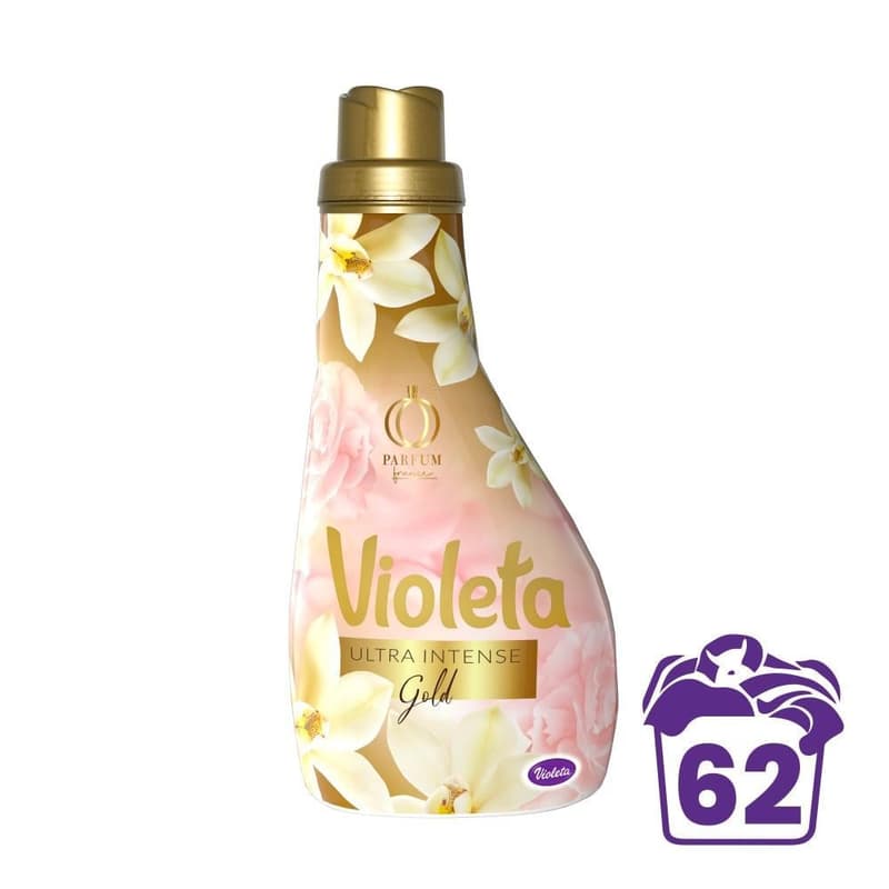 VIOLETA fabric softener concentrate with microcapsules, 1.55 L – Gold