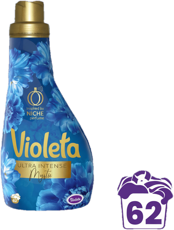 VIOLETA fabric softener concentrate with microcapsules, 1.55 L – Mystic