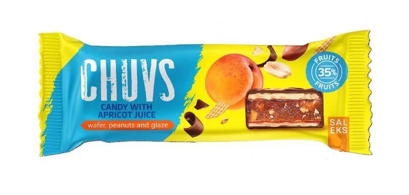 CHUVS candy with appricot juice