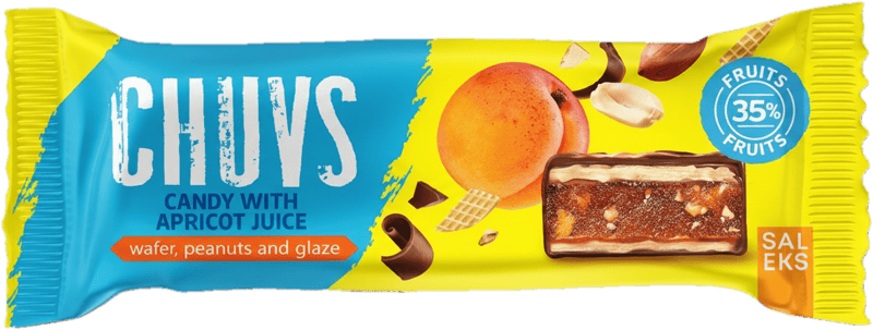CHUVS candy with appricot juice