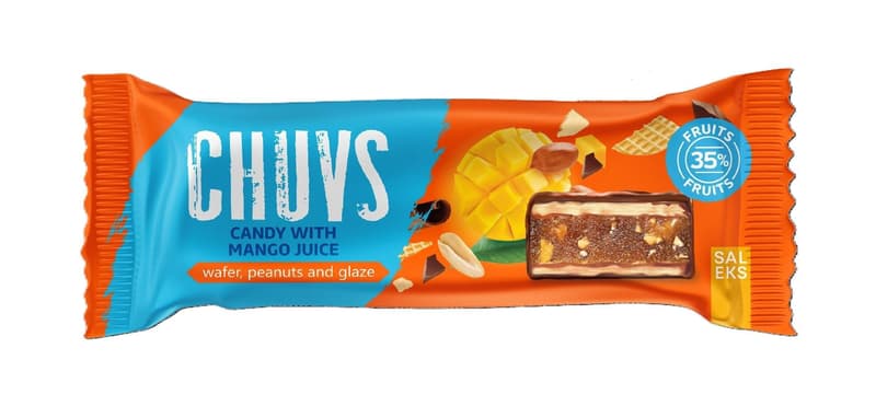 CHUVS candy with mango juice