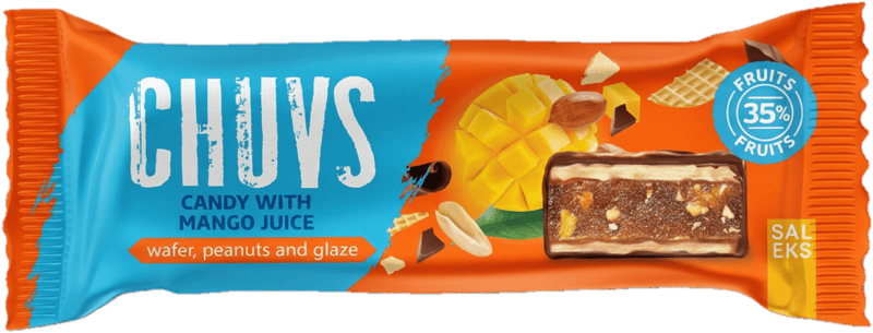 CHUVS candy with mango juice