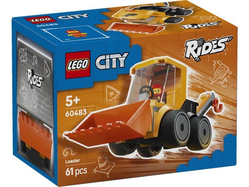 LEGO City 60483 Járgányok – Építőipari rakodó